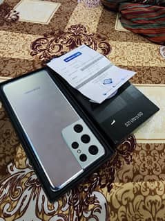 S21 ultra 12/256gb physical dual sim official approved
