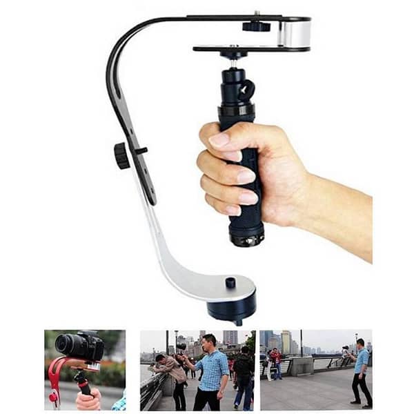 Debo UF-007 Handheld Video Stabilizer for DSLR Cameras, Camcorders, and Mobiles - Black