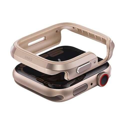 UNIQ Valencia Case for Apple Watch Series 10 42MM - Gold Color