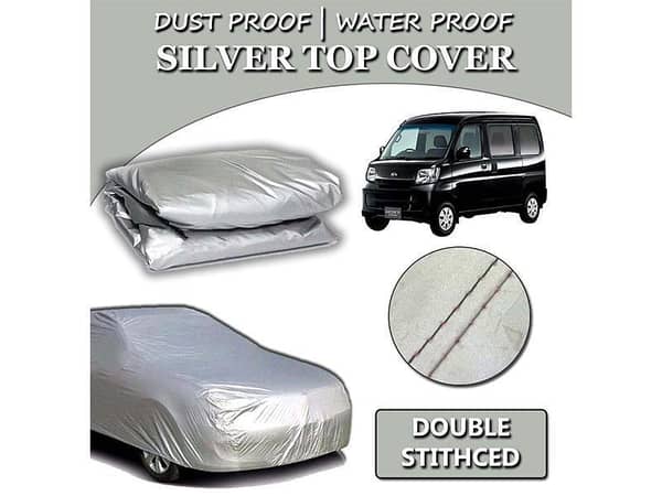 Daihatsu Hijet 2004-2022 Parachute Silver Car Top Cover | Heat Proof | Double Stitched