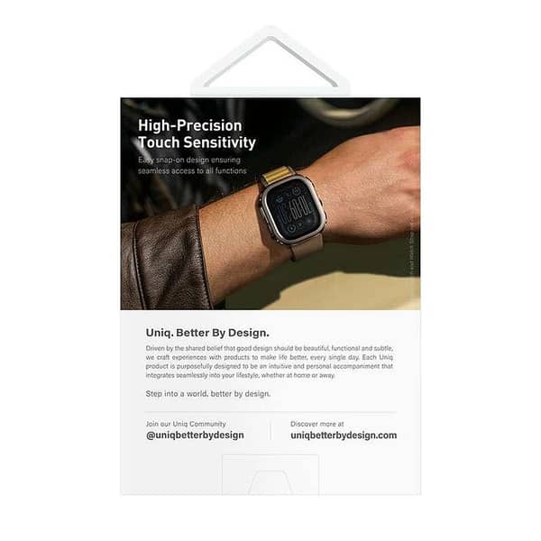 UNIQ Voute Case with Screen Guard for Apple Watch Ultra 49MM – Black