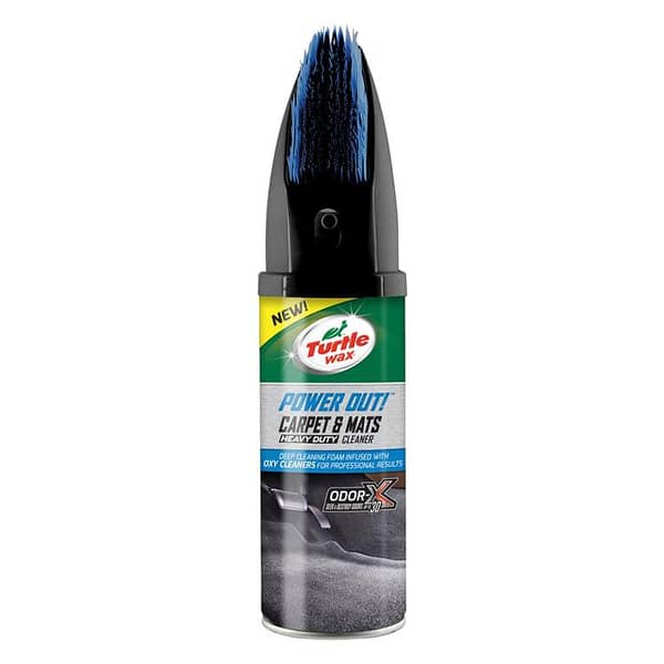 TURTLE WAX - POWER OUT CAR INTERIOR CARPET & MATS HEAVY DUTY CLEANER - 400 ML