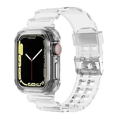 Clear Strap Band and Case for Apple Watch Ultra 49mm