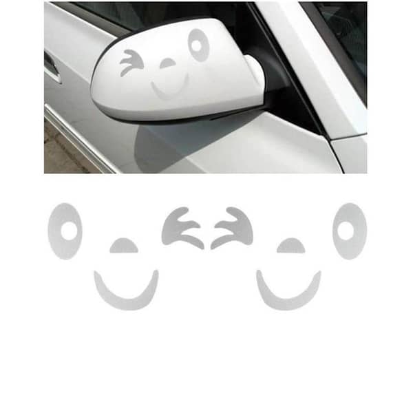 Smiling Blink Winks face car Styling Sticker