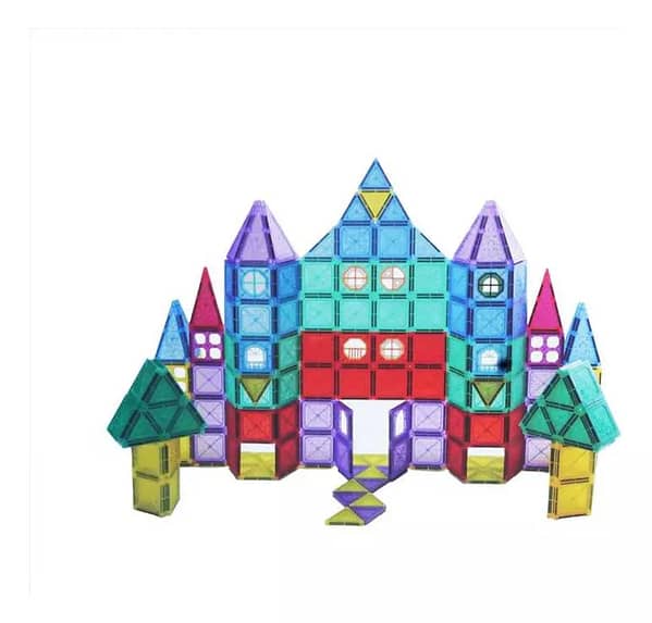 Magnetic Tiles/ Colorful Magnetic Tiles Building Blocks for Kids (110 pieces)
