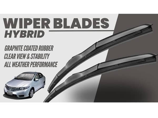 Honda City 2009 - 2021 Wiper Blades | Hybrid Type | Graphite Coated Rubber
