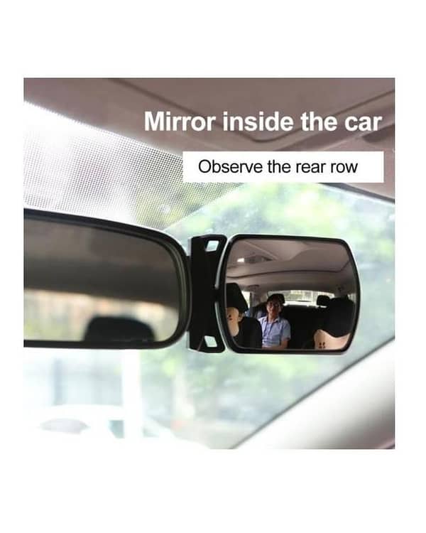 Portable 360-Degree Rotatable Rearview Mirror for Baby Car Seats