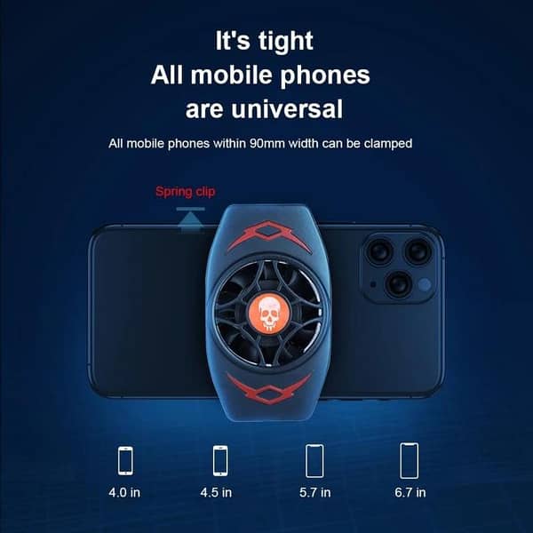 X13 Universal Mobile Cooling Fan for PUBG Gamepad Trigger Controller