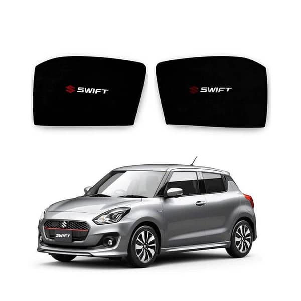 Sun Shades Suzuki Swift (2022 to 2023) with Logo