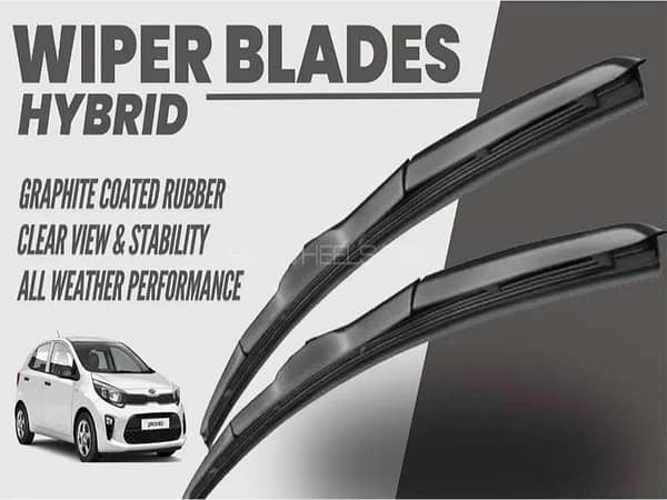 Kia Picanto 2019-2024 Wiper Blades | Hybrid Type | Graphite Coated Rubber