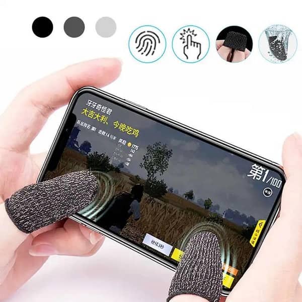 PUBG Thumbs Gloves for playing Games Breathable Mobile Finger Sleeve Touch Screen Finger Controller Cover Non-Slip