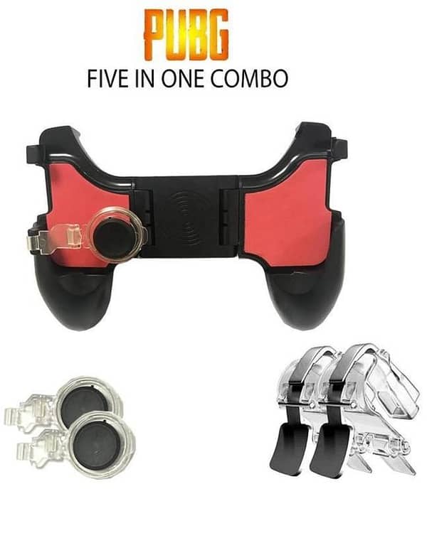 Gamepad 5 in 1 best pubg Controller Joystick with L1 R1 Mobile Gaming for PUBG
