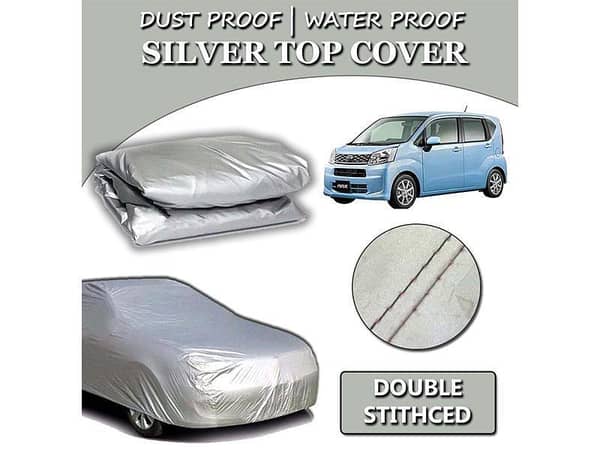 Daihatsu Move 2014-2022 Parachute Silver Car Top Cover | Heat Proof | Double Stitched