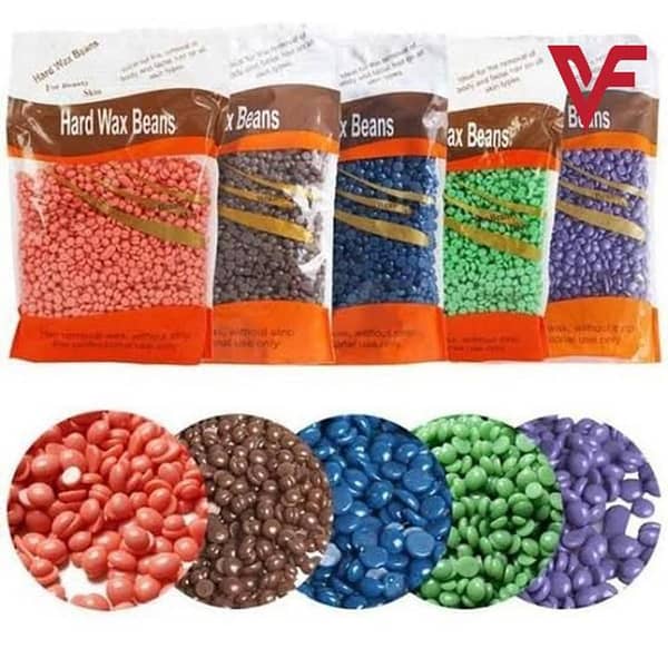 Pack of 3 Hard Wax Beans for Hair Removal - Painless, Suitable for All Skin Types, 300g