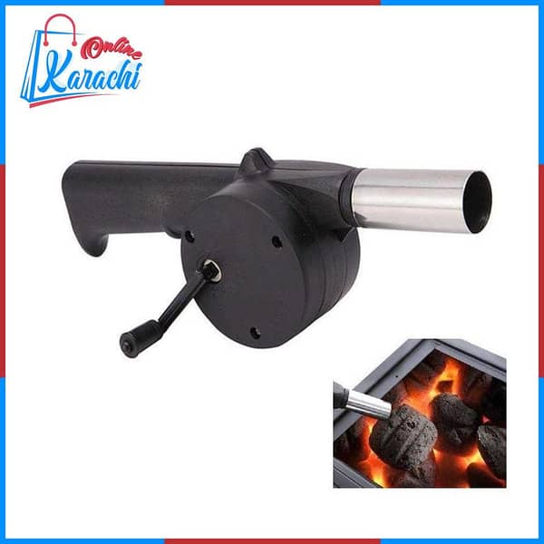 Online Karachi Air Coal Manual Coal Blower For BBQ