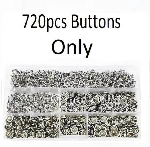 Online Karachi 1pcs Metal Snaps Buttons 9.5mm with Fastener Pliers Tool Kit Five Buckle Set Sewing Free Buttons Set for Diy Crafts Home Sewing Accessories