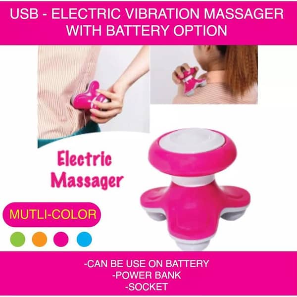 Mini Portable Electric Massager and Vibrator for Women – Tummy Trimmer, Sauna Belt, Body Relaxation Machine