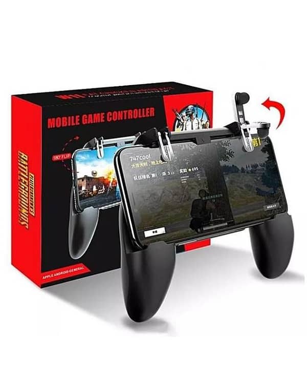 W10 PUBG Game Controller with Builtin L1 R1 Triggers and Stand