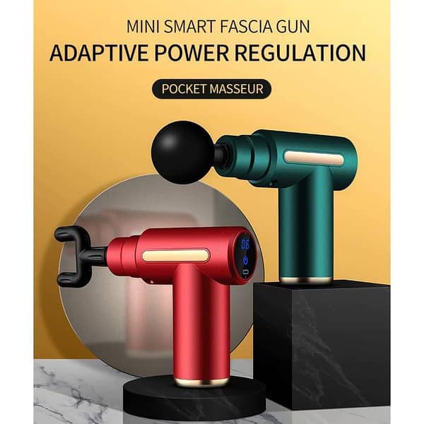 Mini Fascial Massage Gun Automatic Pressurization Tissue Percussion Muscle Massager BX-720 Full Body Massager