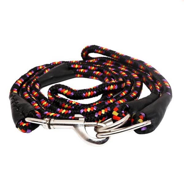 153 Pet Dog rope leash with collar 8.0m x 120cm