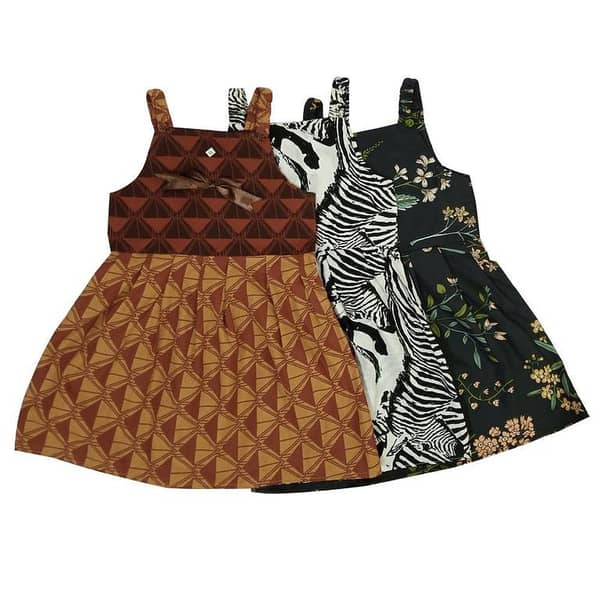 Multicolor Cotton Printed Baby Frocks