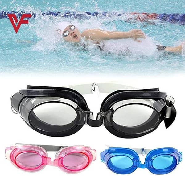 Professional 3 in 1 Swimming Goggles Anti-fog Swimming Water Pool Glasses Unisex Adjustable Eyewear Waterproof Anti-fog Glasses Pack of 2
