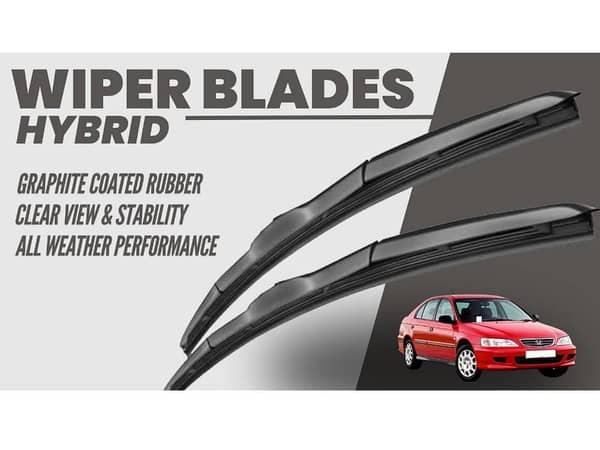Honda City 1997 - 2002 Wiper Blades | Hybrid Type | Graphite Coated Rubber