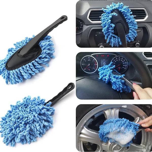 Telescoping Microfiber Duster Brush for Car Cleaning