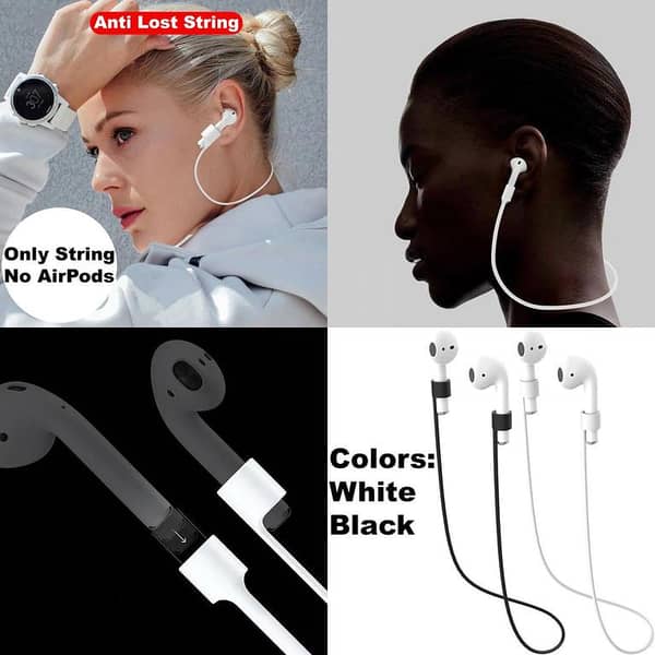 Cable Holder for AirPods - Anti-Lost Neck Strap for Wireless Bluetooth Earphones - 55CM TWS Accessory