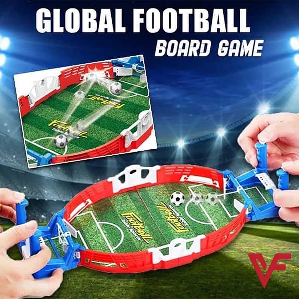Mini Tabletop Foosball Soccer Game Set for Competitive Play - Family-Friendly Board Game for Two Players