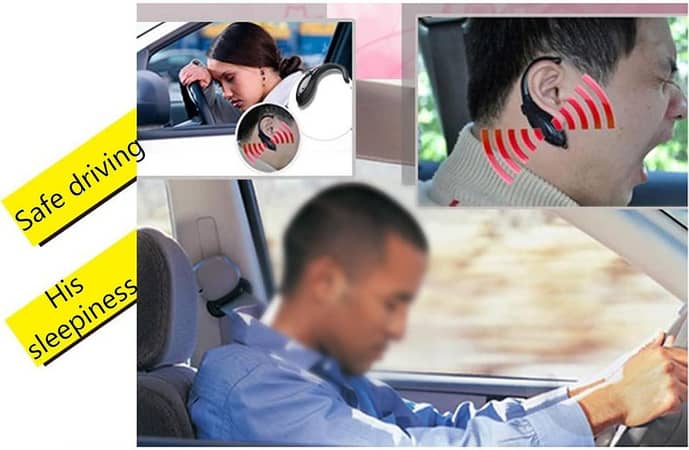 New Arrival Driver Alarm Vibrate Alert Anti Sleep Anti Drowsy Device Alarm for Drivers with box