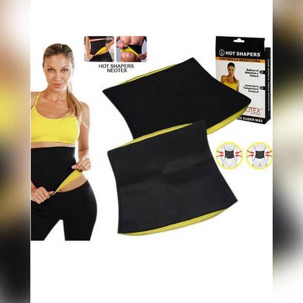 Large Black Hot Shaper Belt for Fitness