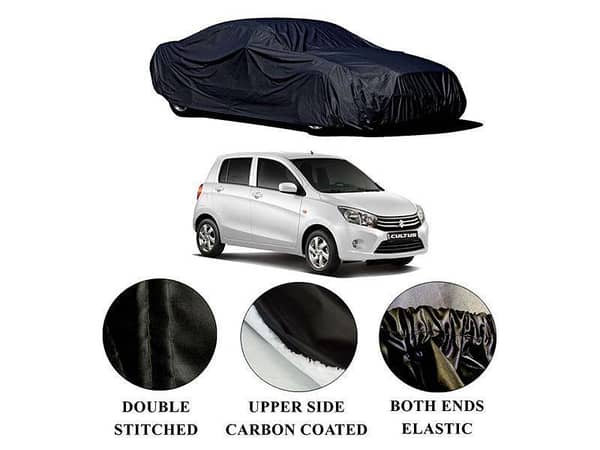 Suzuki Cultus 2017-2023 Polymer Carbon Coated Car Top Cover | Double Stitched | Water Proof