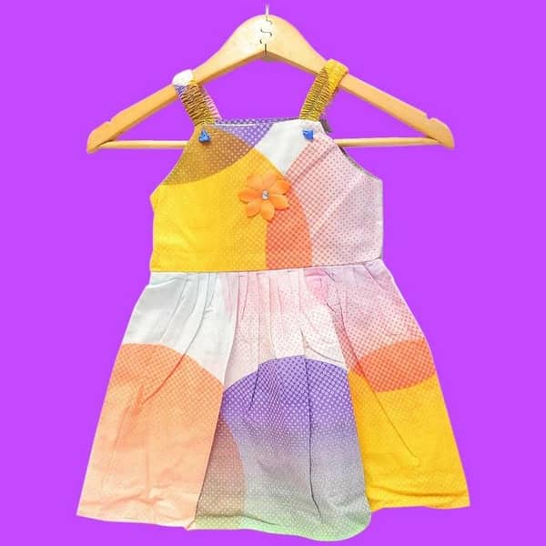 Variety of Printed Cotton Frocks for Babies