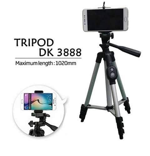 DK-3888 Portable Digital Camera Camcorder Tripod ( silver )