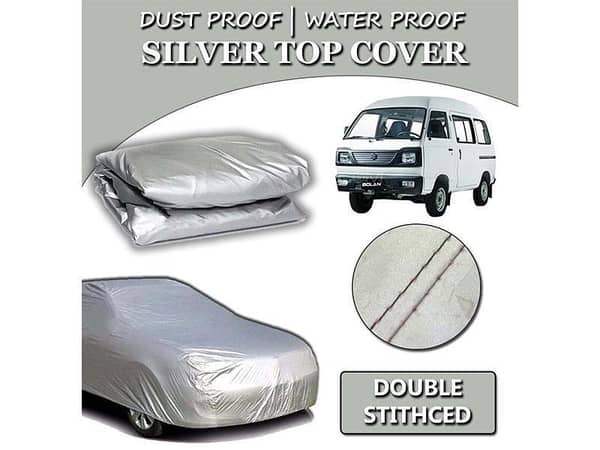 Suzuki Bolan 1988-2022 Parachute Silver Car Top Cover | Heat Proof | Double Stitched