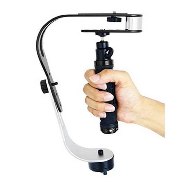 Debo UF-007 Handheld Stabilizer for DSLR Cameras, Camcorders, and Mobile Devices - Black