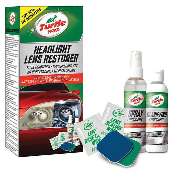 TURTLE WAX - HEADLIGHT LENS RESTORER KIT