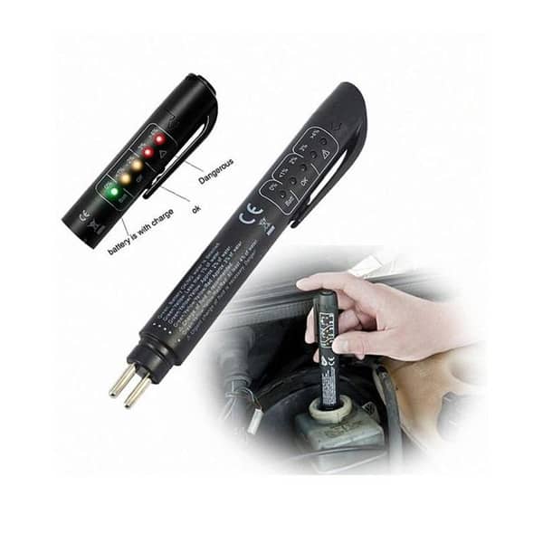 LED Brake Fluid Tester Tool for Vehicles - Auto Brake Fluid Testing Pen