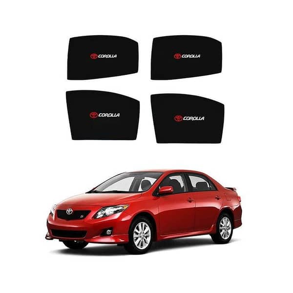 Sun Shades Toyota Corolla (2010-2014) with Logo
