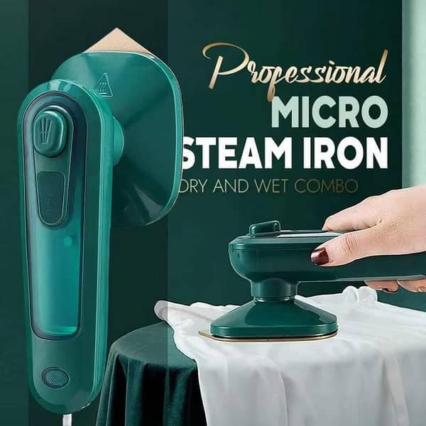 Handheld Portable Mini Electric Steam Iron by Online Karachi for Easy Garment Care