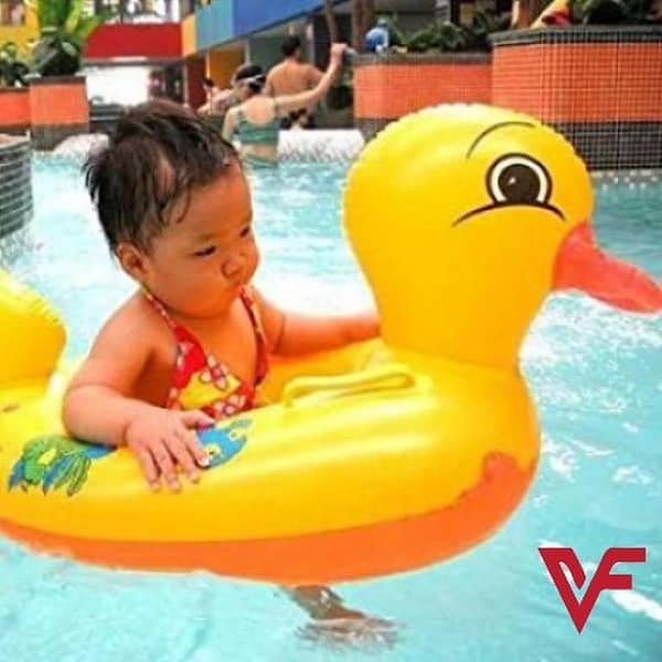 Swimming Pool Tube Duck Float Inflatable Swimming Ring Tube For Kids