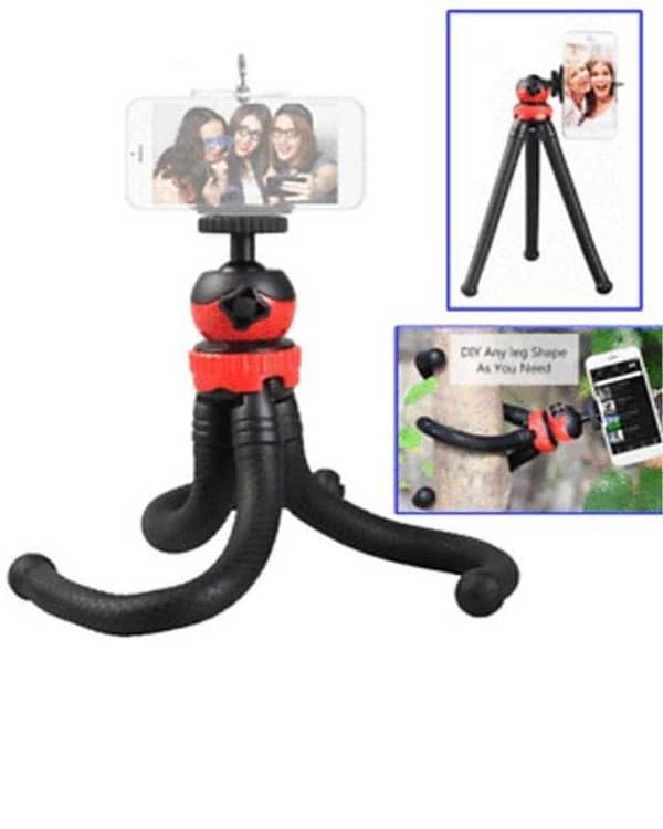 Octupus Flexible Ball Head Tripod MZ-305 - Black