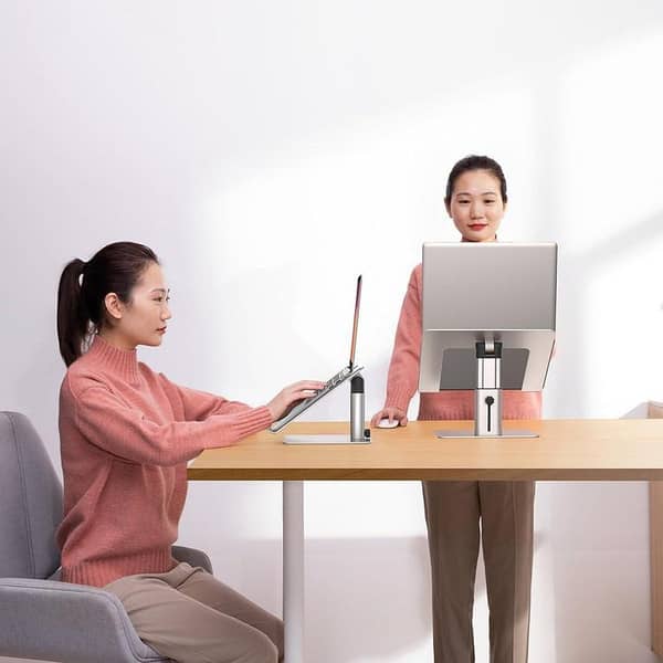 Baseus Metal Adjustable Laptop Stand Silver LUJS000012