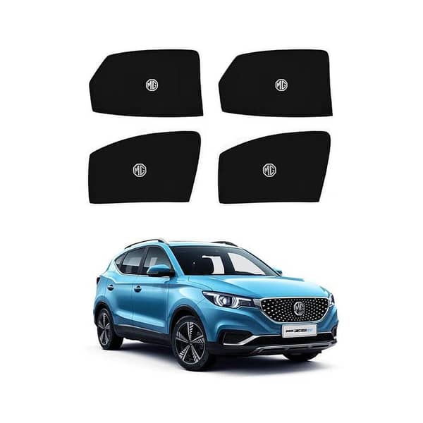 MG ZS Sunshade With Logo -Foldable & Flexible-Side Window
