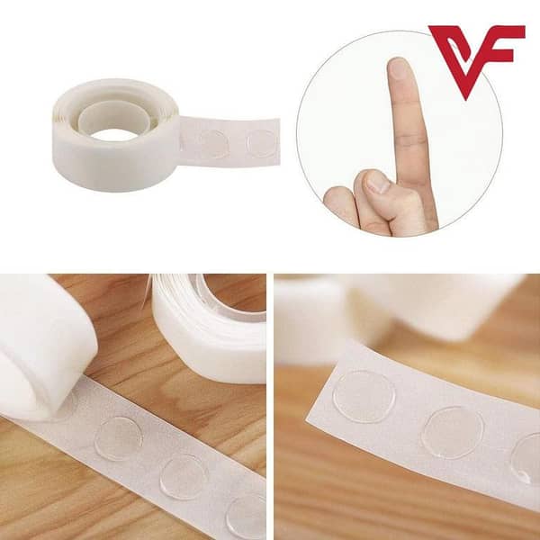 100 Removable Double-Sided Adhesive Glue Dots for Balloons - Foil Balloon Decor for Weddings and Birthdays
