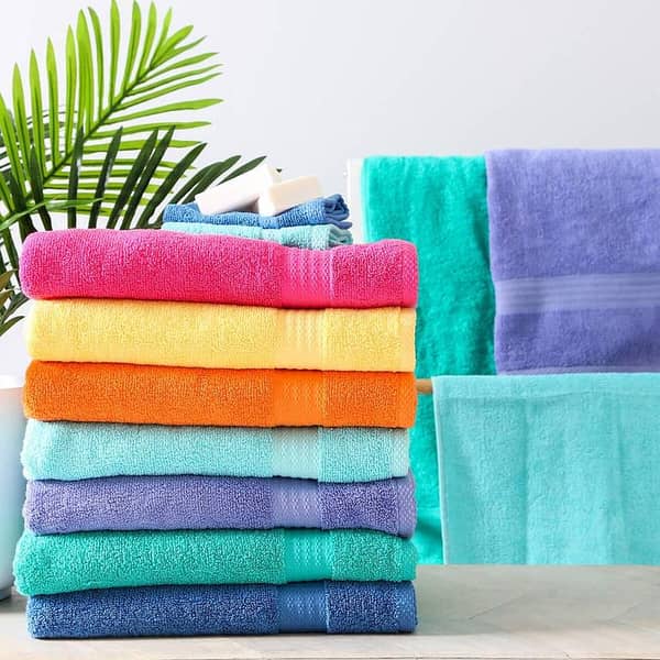 Pack of 6 - Beautiful Small Towels 12*12 Size For Bath