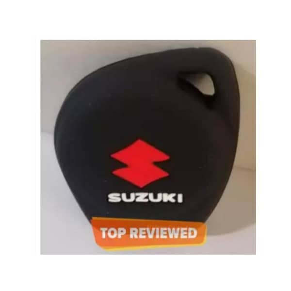 Suzuki - Swift , Cultus , Alto & New Wagon R Silicone Car Key Cover - Black
