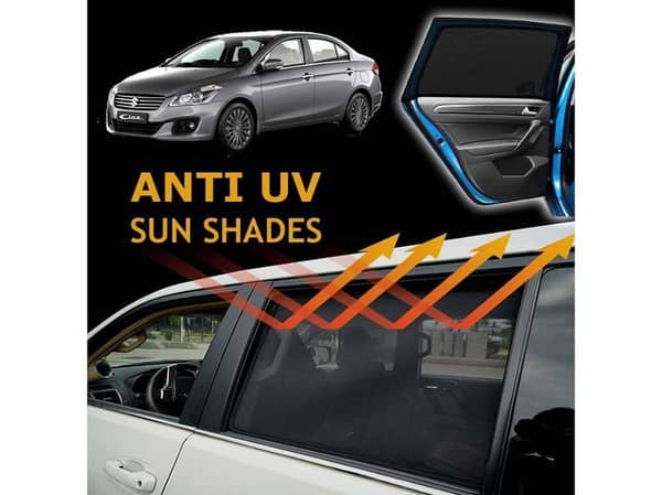 Suzuki Ciaz 2017-2020 Sun Shades | Anti UV Special Shades | Foldable | Jersy Fabric | Pack In Bag