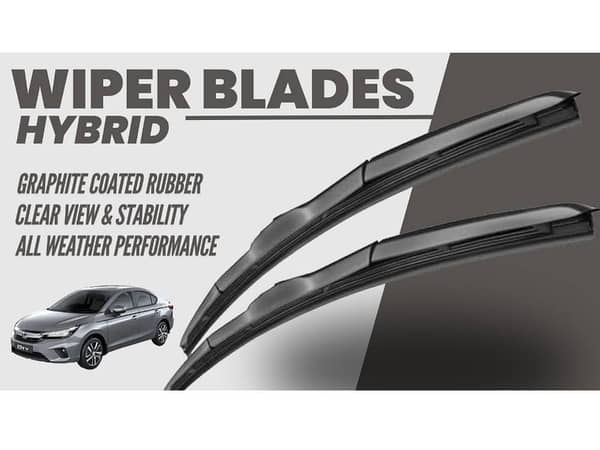 Honda City 2022 - 2024 Wiper Blades | Hybrid Type | Graphite Coated Rubber